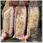 Monster Health Food Co. Australia MUESLI SPORTS with chia & quinoa 700g